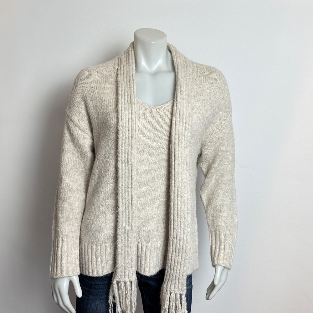 Primark - Scarf Sweater. Soft and cozy knit. Size Small. P2P 22”